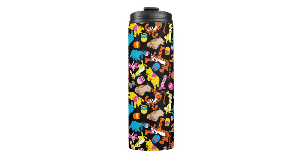 Winnie the Pooh | Bright Friends Pattern Thermal Tumbler | Zazzle