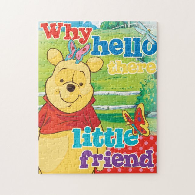 Winnie the Pooh Butterfly Friends Jigsaw Puzzle (Vertical)