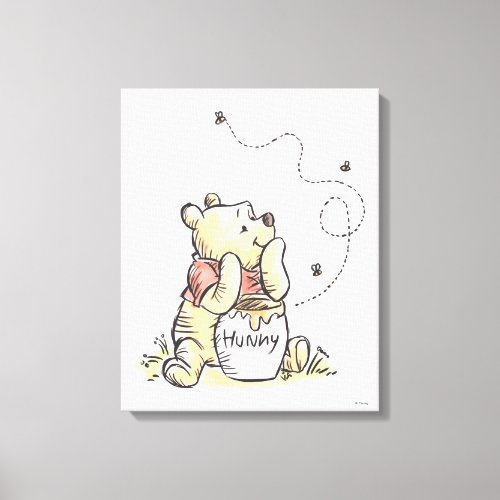 Winnie the Pooh Canvas Print
