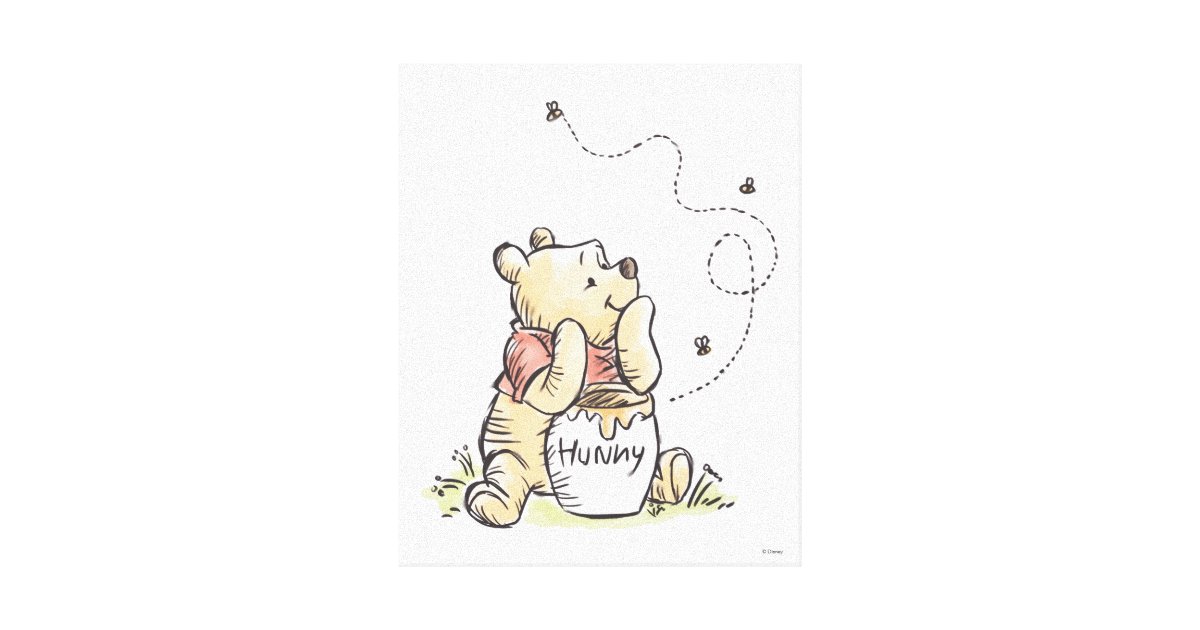 Winnie the Pooh Canvas Print | Zazzle