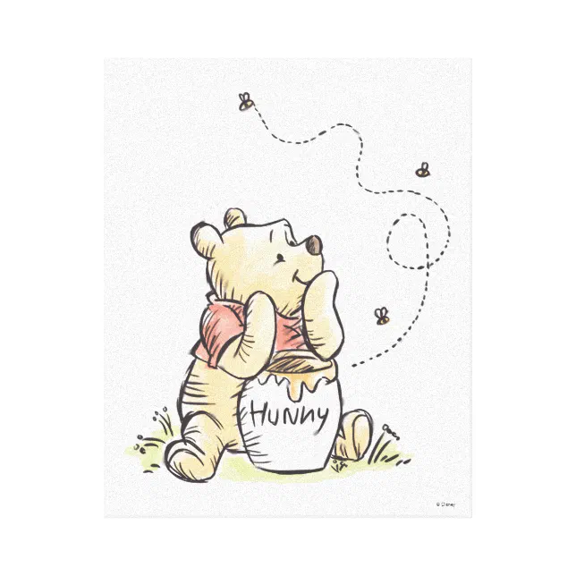 Winnie the Pooh Canvas Print | Zazzle