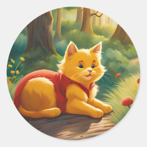 Winnie the Pooh Cat V1 Sticker