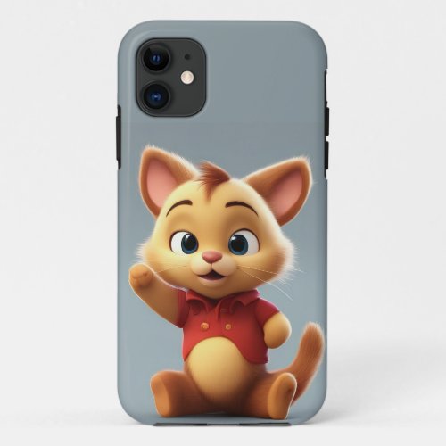 Winnie the Pooh Cat V2 iPhone Case
