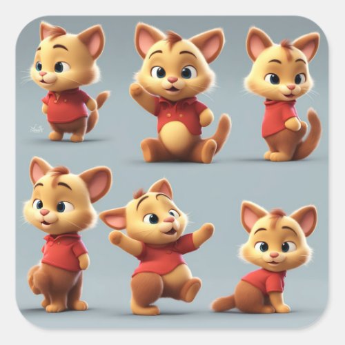 Winnie the Pooh Cat V2 Sticker