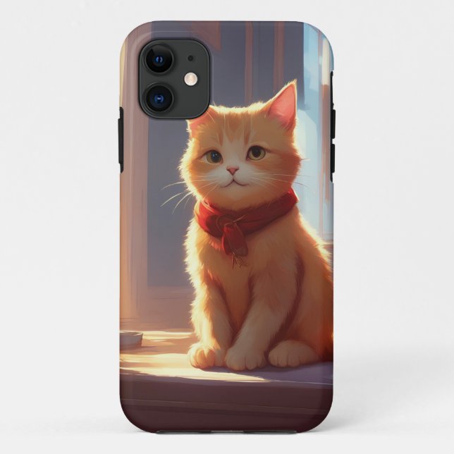 Winnie the Pooh Cat V6 iPhone Case (Back)