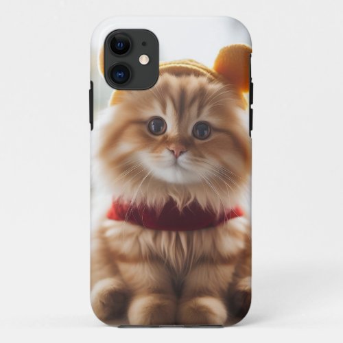 Winnie the Pooh Cat V7 iPhone Case