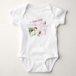 Winnie the Pooh Christmas Graphic Baby Bodysuit