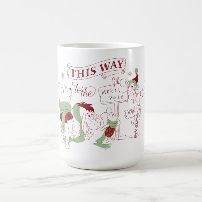 Winnie the Pooh | Christmas Graphic Coffee Mug (Center)