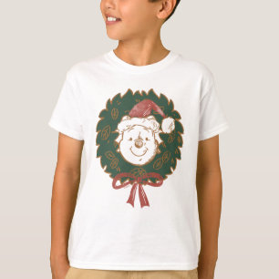 Winnie the Pooh Christmas Wreath T-Shirt