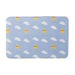 Winnie the Pooh | Cloudy Raindrop Pattern Bath Mat