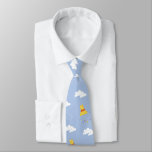 Winnie the Pooh | Cloudy Raindrop Pattern Neck Tie