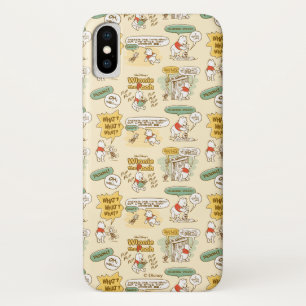 Winnie the Pooh   Comic Strip Style Pattern iPhone X Case