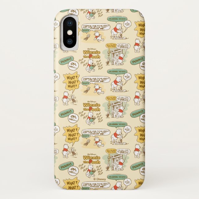 Winnie the Pooh | Comic Strip Style Pattern Case-Mate iPhone Case (Back)