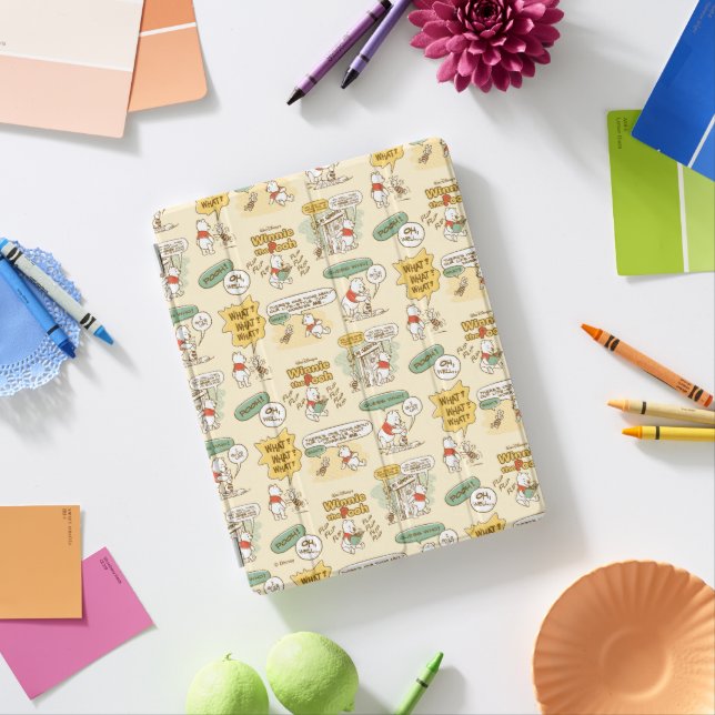 Winnie the Pooh | Comic Strip Style Pattern iPad Smart Cover (In Situ)