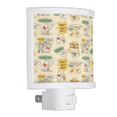 Winnie the Pooh | Comic Strip Style Pattern Night Light (Right)