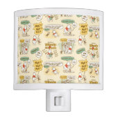 Winnie the Pooh | Comic Strip Style Pattern Night Light (Front)