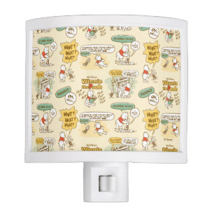 Winnie the Pooh   Comic Strip Style Pattern Night Light