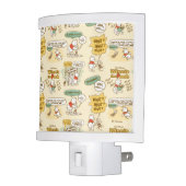 Winnie the Pooh | Comic Strip Style Pattern Night Light (Left)