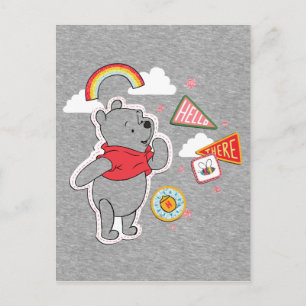 Winnie the Pooh Craft Patches - Hello There Postcard