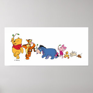 Winnie the Pooh Crew Poster