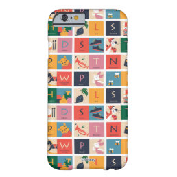 Winnie the Pooh | Cute Block Alphabet Pattern Barely There iPhone 6 Case