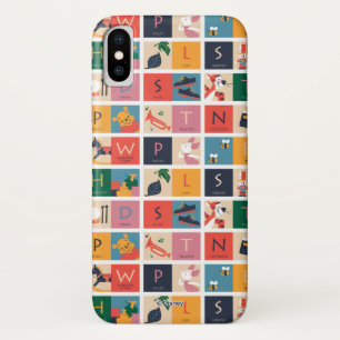 Winnie the Pooh Cute Block Alphabet Pattern iPhone X Case