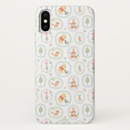Winnie the Pooh | Cute Woodland Animals Pattern iPhone X Case