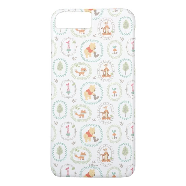 Winnie the Pooh | Cute Woodland Animals Pattern Case-Mate iPhone Case (Back)
