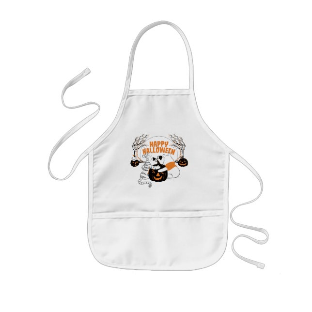 Winnie the Pooh & Eeyore | Happy Halloween Kids' Apron (Front)