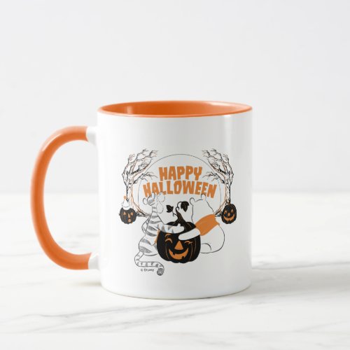 Winnie the Pooh  Eeyore  Happy Halloween Mug
