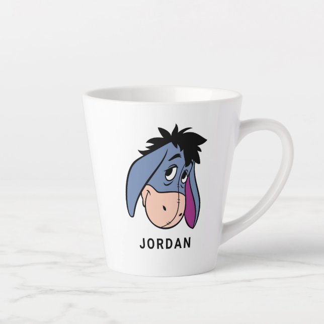 Winnie The Pooh Eeyore head Latte Mug (Right)