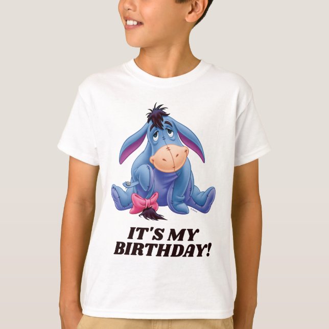 Winnie the Pooh | Eeyore - It's My Birthday T-Shir T-Shirt (Front)