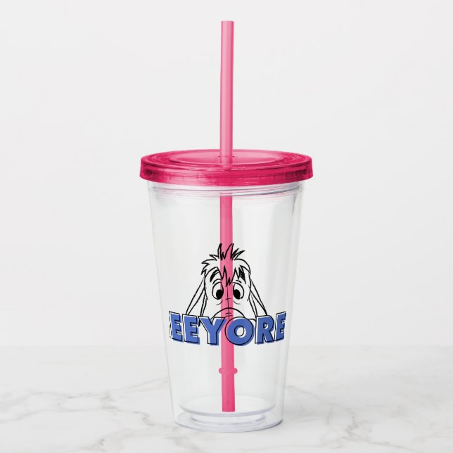 Winnie the Pooh | Eeyore Peek-A-Boo Acrylic Tumbler (Front)