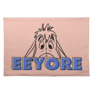 Winnie the Pooh   Eeyore Peek-A-Boo Cloth Placemat