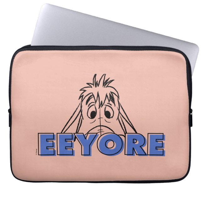 Winnie the Pooh | Eeyore Peek-A-Boo Laptop Sleeve (Front)