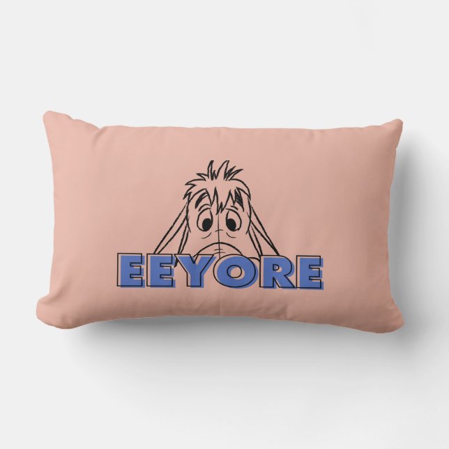 Winnie the Pooh | Eeyore Peek-A-Boo Lumbar Pillow (Front)