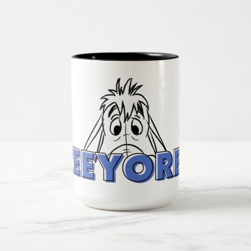 Winnie the Pooh  Eeyore Peek_A_Boo Two_Tone Coffee Mug