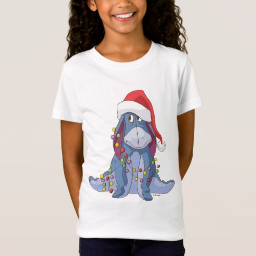 Winnie the Pooh  Eeyore Santa Claus T_Shirt