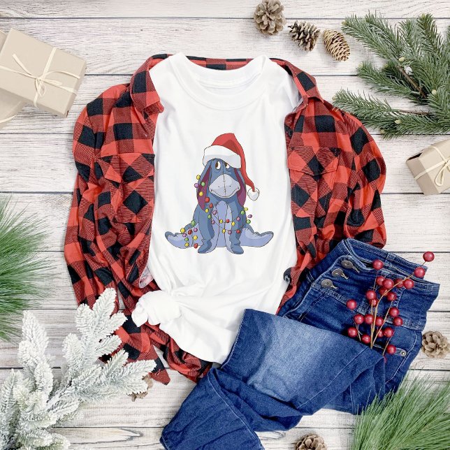 Winnie the Pooh | Eeyore Santa Claus T-Shirt (Creator Uploaded)