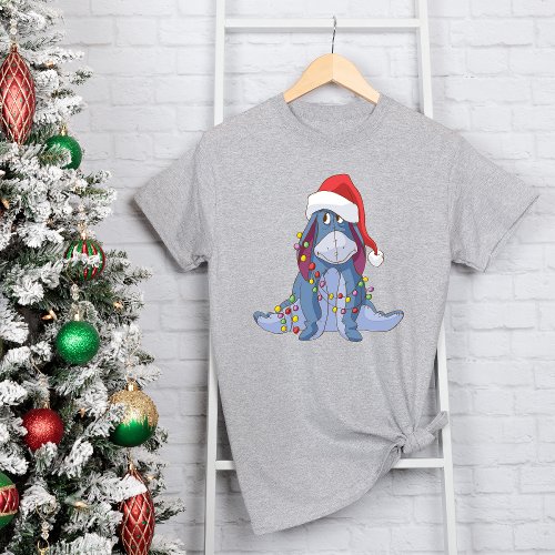 Winnie the Pooh  Eeyore Santa Claus T_Shirt