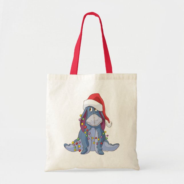 Winnie the Pooh | Eeyore Santa Claus Tote Bag (Front)