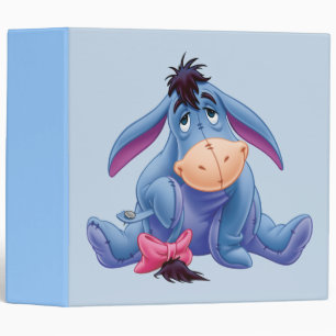 Winnie the Pooh Eeyore Smile 3 Ring Binder