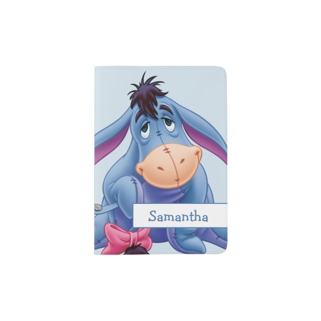 Winnie the Pooh | Eeyore Smile - Name Passport Holder (Front)