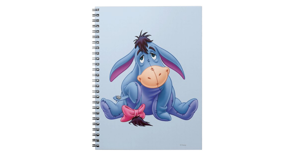 Winnie The Pooh Eeyore Smile Notebook Zazzle Com