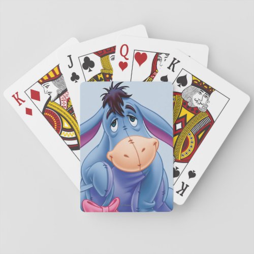 Winnie the Pooh  Eeyore Smile Poker Cards