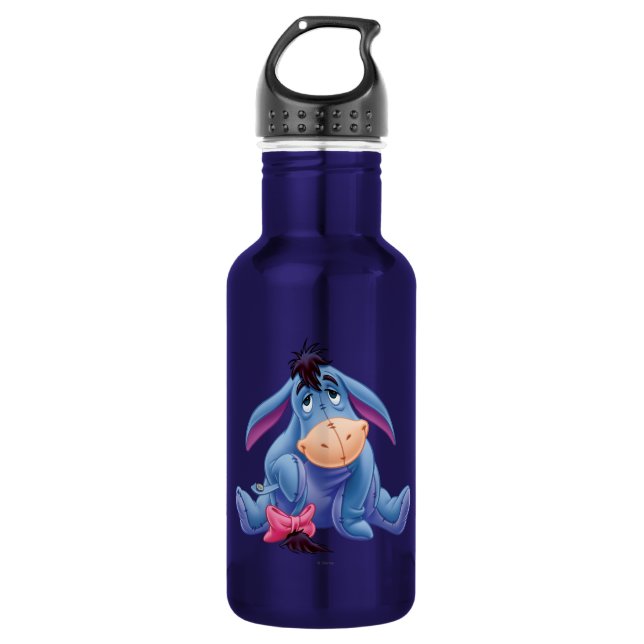 Winnie the Pooh | Eeyore Smile Stainless Steel Water Bottle (Front)