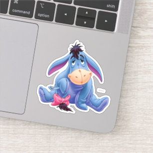 Winnie The Pooh Blue Sticker - tokopie