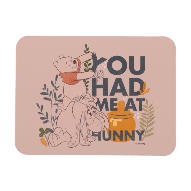 Winnie the Pooh & Eeyore | You had me at Hunny Magnet (Horizontal)