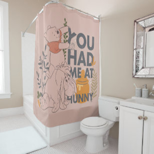 Winnie The Pooh Bathroom Shower Curtain Set - LIMITED EDITION)