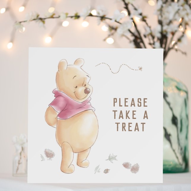 Winnie the Pooh Fall Harvest Pumpkin Baby Shower Foam Board (In Situ (Wedding))